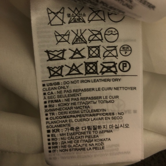 Banana Republic Mini Flared Skirt size 4 New With Tags Faux leather trim - Picture 13 of 13